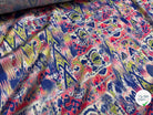 CREPE SATINÉ MOTIF TEMPLE AVEC UN OEIL TIE AND DYE - My Little Coupon