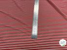 CREPE SEMI-GAUFFRÉ RAYURES ROUGE - My Little Coupon