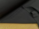 CREPE SEMI-LOURD FLUIDE NOIR LÉGÈREMENT SATINÉ 145CM - My Little Coupon