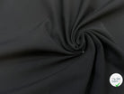 CREPE SEMI LOURD POLYESTER NOIR & STRETCH - My Little Coupon