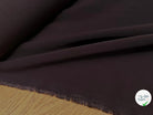 CREPE SEMI-LOURD STRETCH AUBERGINE FONCÉ - My Little Coupon