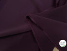 CRÊPE SEMI-LOURD VIOLET AUBERGINE - My Little Coupon