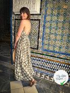 CREPE SHIBORI FOND VERT SUPERBE TENUE - My Little Coupon