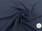 CRÊPE POLYESTER MARINE - My Little Coupon - tissu - coudre
