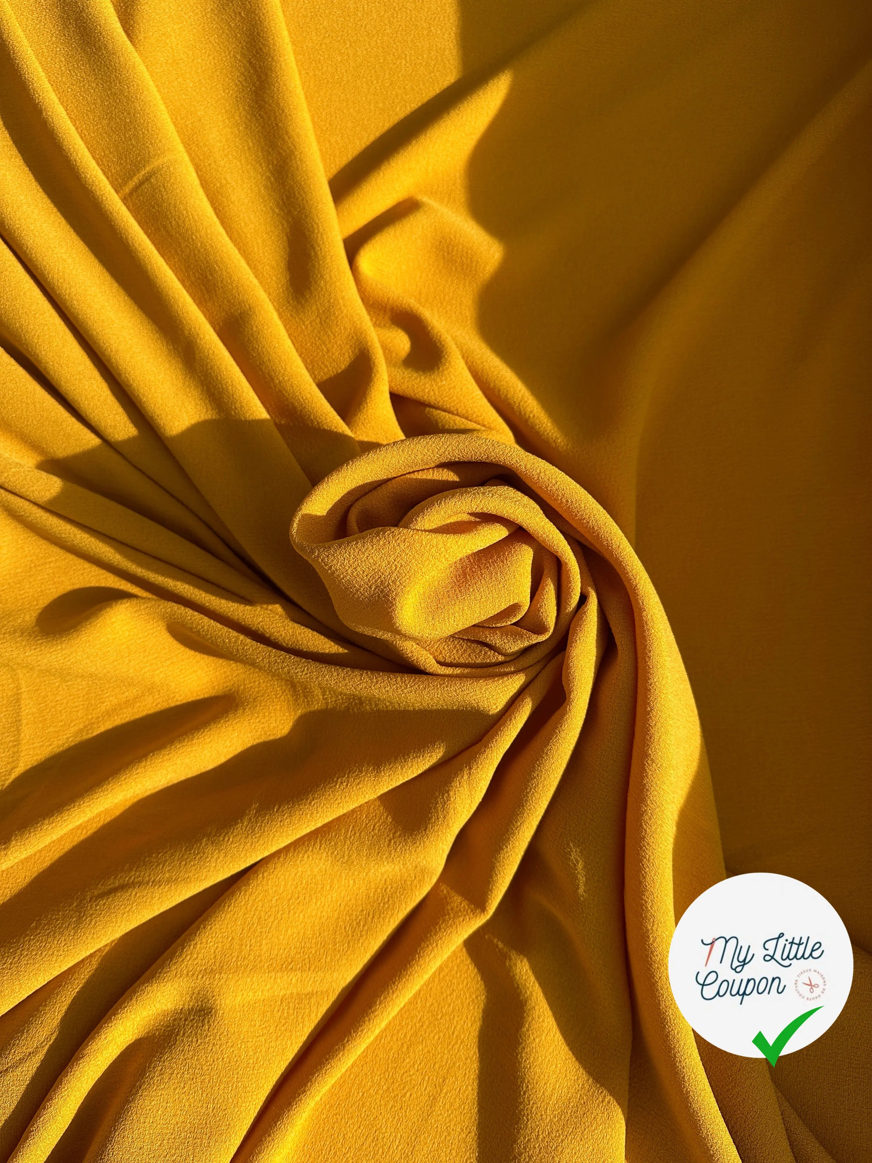 CREPE SUPERBE TENUE JAUNE MSO