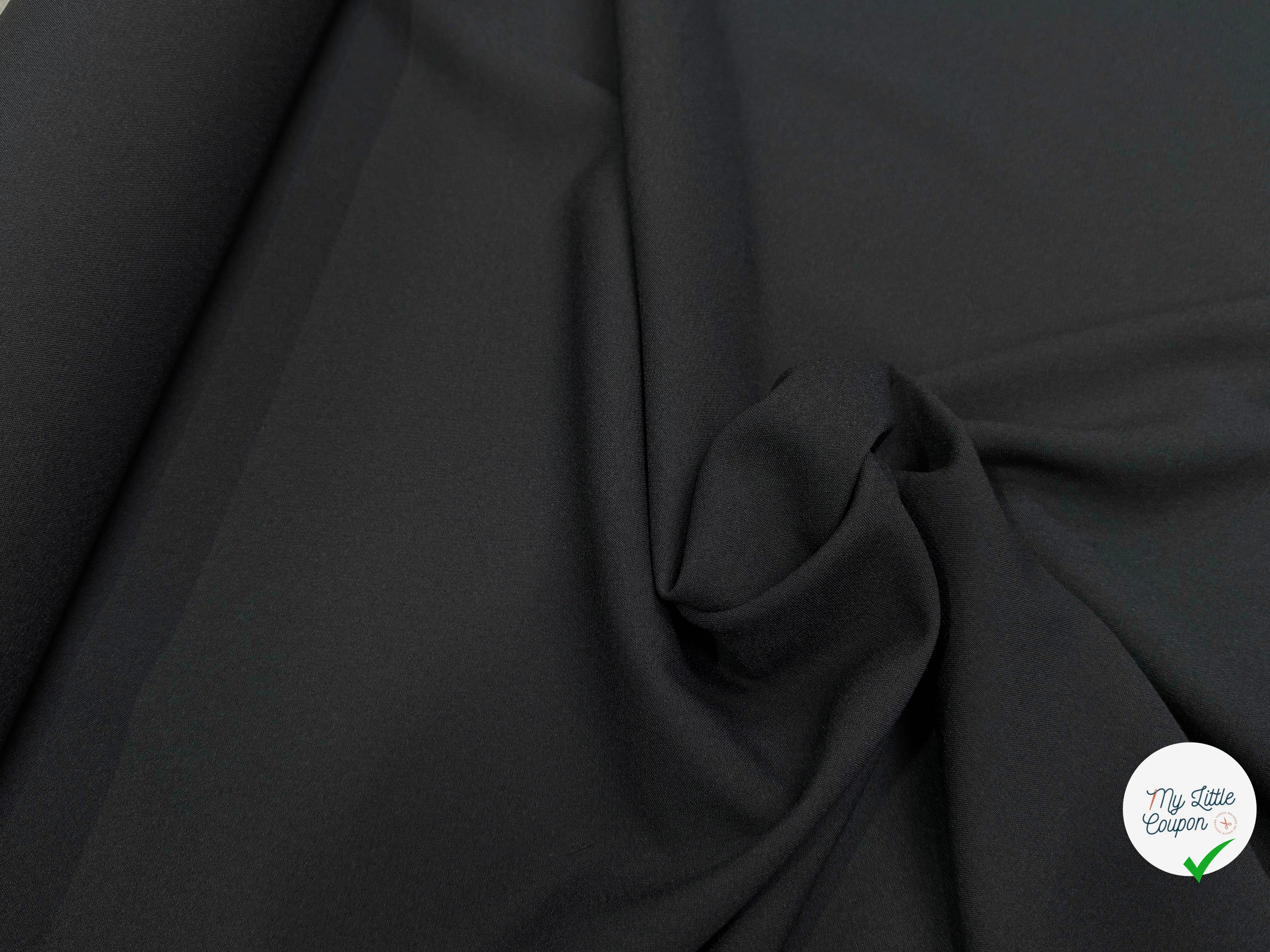 CREPE TENUE LOURDE NOIR - My Little Coupon
