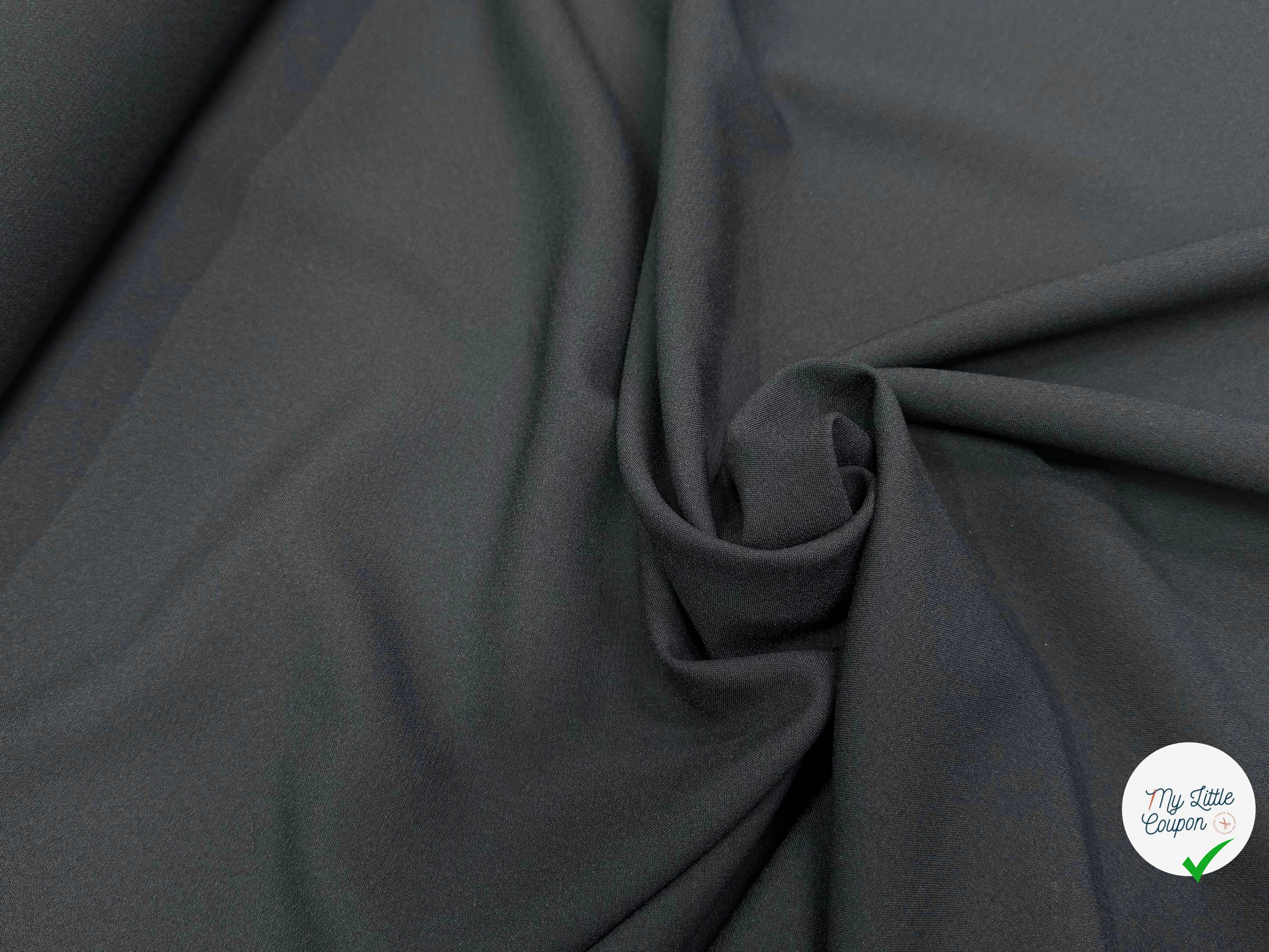 CREPE TENUE LOURDE NOIR - My Little Coupon