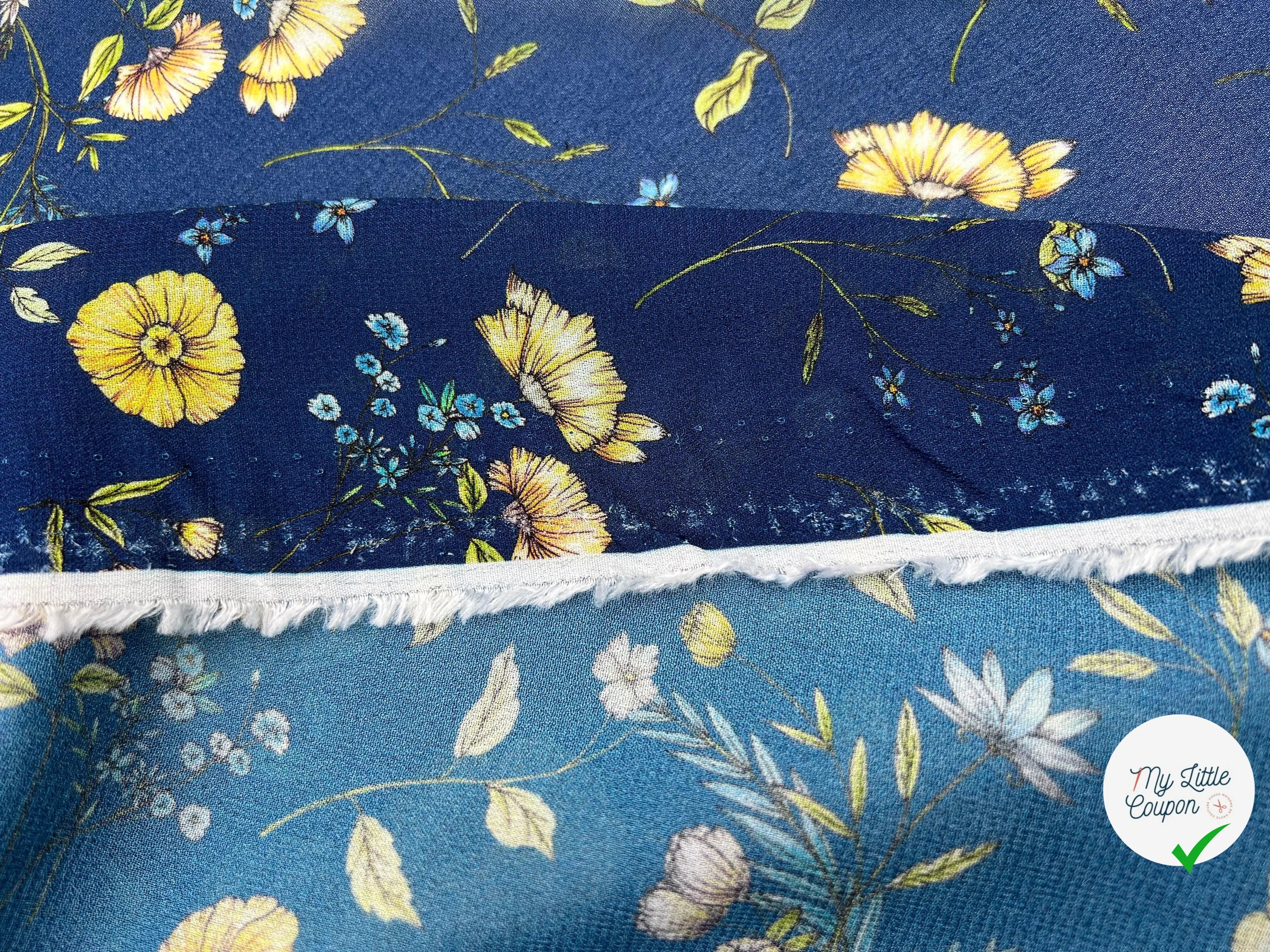 CRÊPE VISCOSE DES JARDINS D'ANNA - My Little Coupon - tissu - coudre