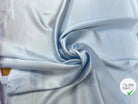 CREPE VISCOSE ENVERS SATIN BLEU CLAIR - My Little Coupon