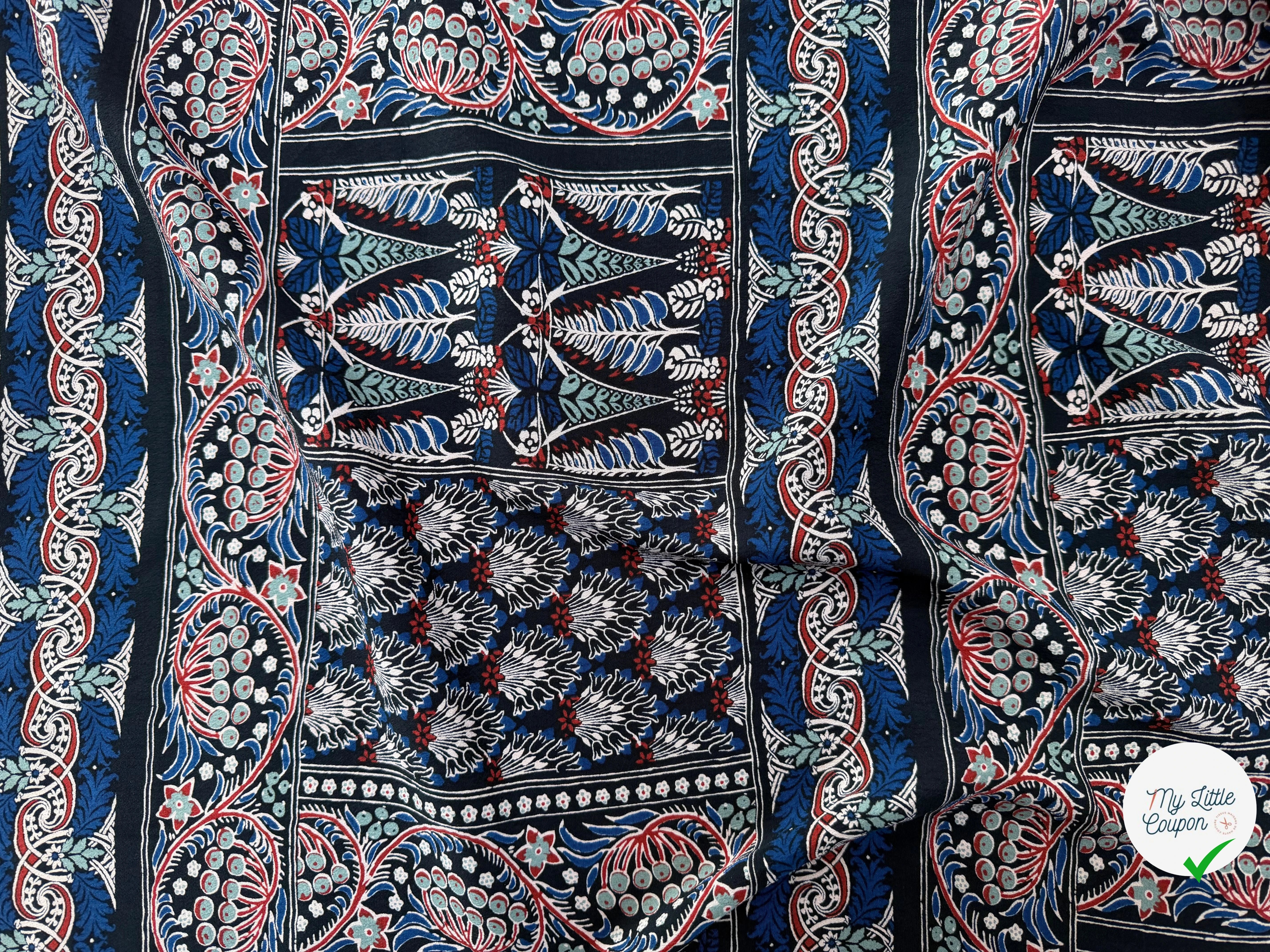 CREPE VISCOSE FEUILLAGE 130CM - My Little Coupon