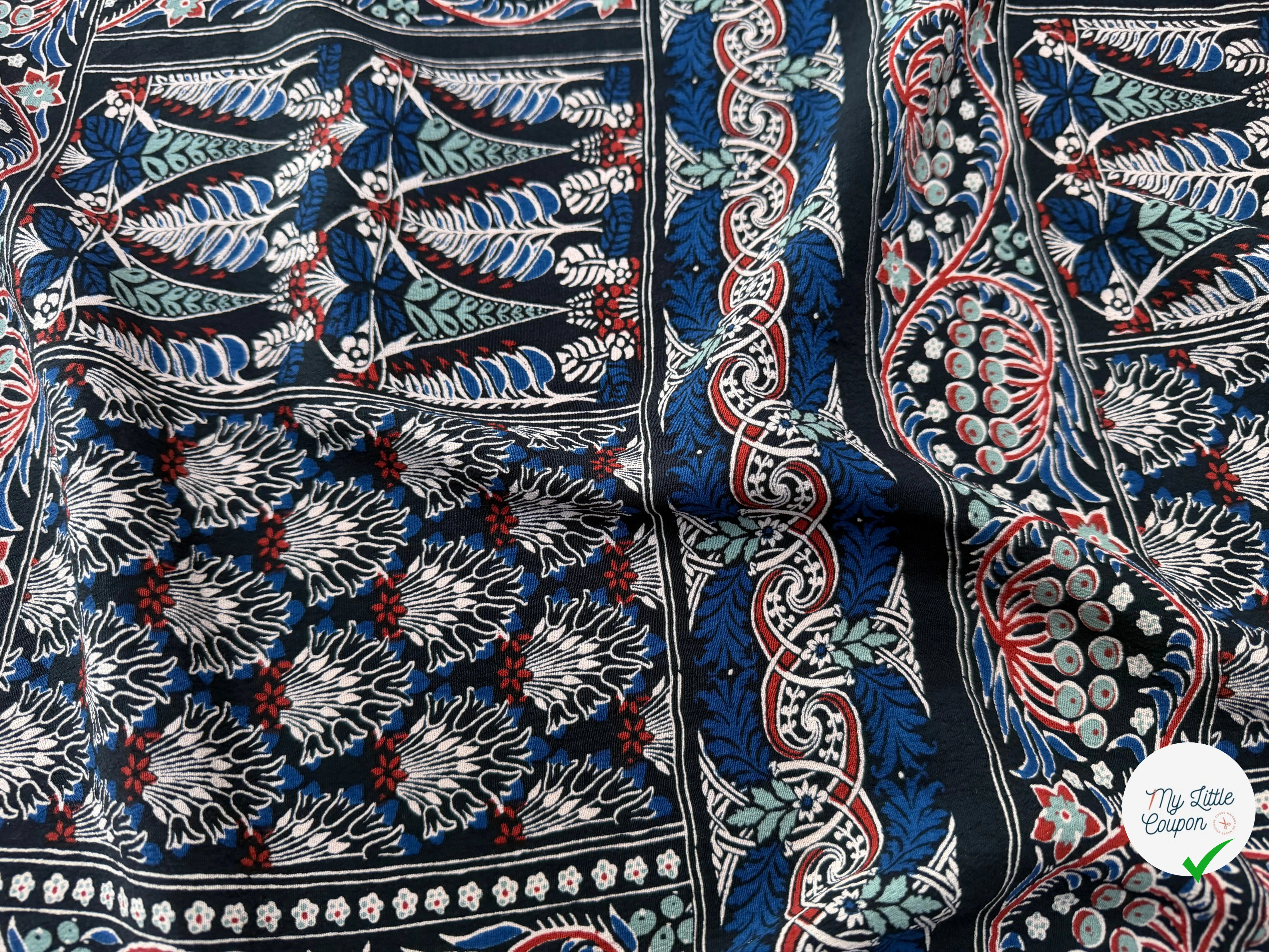 CREPE VISCOSE FEUILLAGE 130CM - My Little Coupon