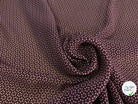 CREPE VISCOSE FEUILLAGE BOURGUNDY - My Little Coupon