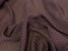 CREPE VISCOSE FEUILLAGE BOURGUNDY - My Little Coupon