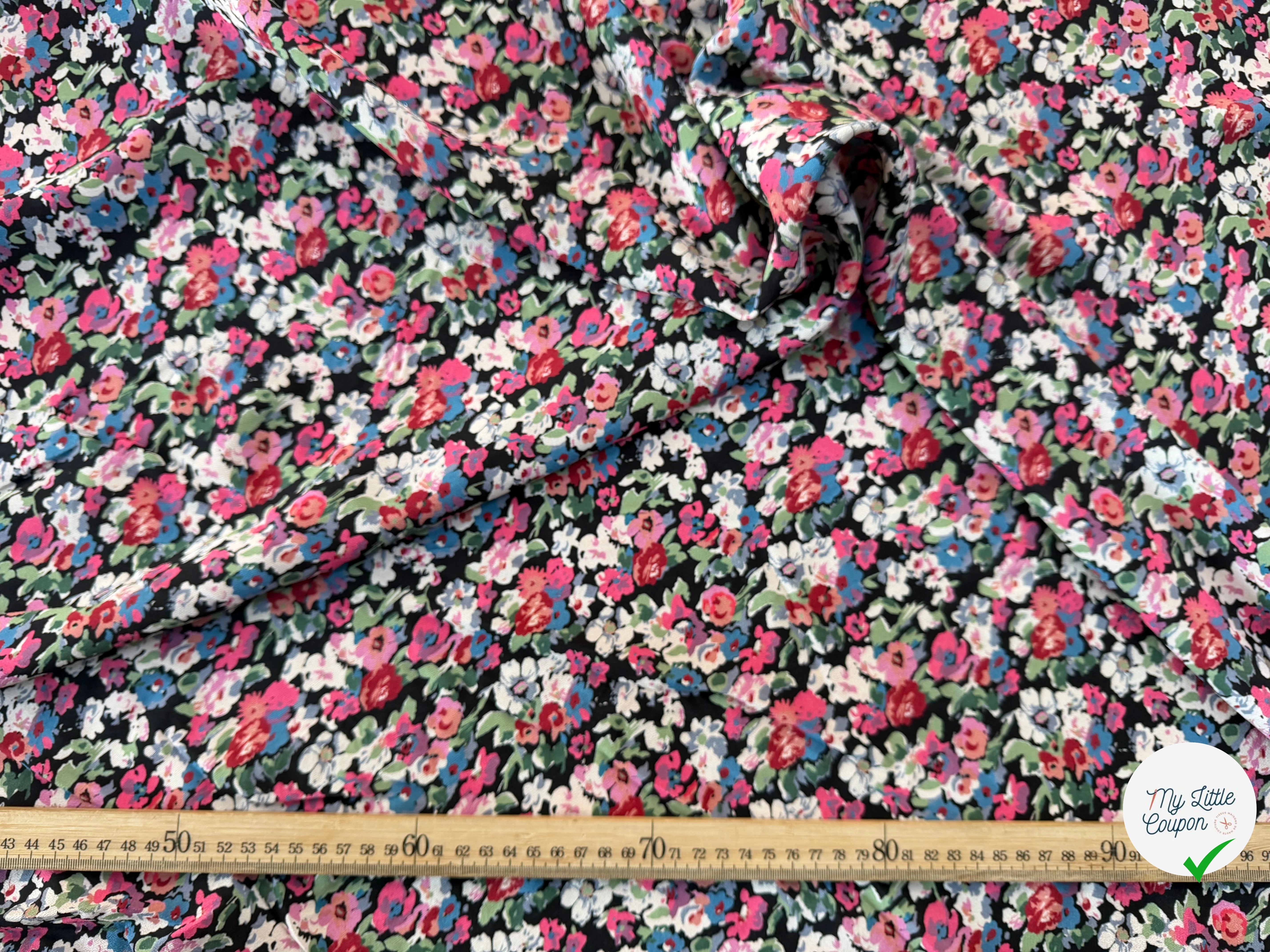 CREPE VISCOSE FLEURS - My Little Coupon