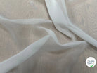 CREPE VISCOSE FLUIDE AVEC 20% SOIE BLANC LÉGÈREMENT CASSÉ - My Little Coupon