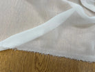 CREPE VISCOSE FLUIDE AVEC 20% SOIE BLANC LÉGÈREMENT CASSÉ - My Little Coupon