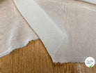 CREPE VISCOSE FLUIDE AVEC 20% SOIE ÉCRU - My Little Coupon