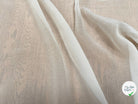 CREPE VISCOSE FLUIDE AVEC 20% SOIE ÉCRU - My Little Coupon