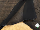 CREPE VISCOSE FLUIDE AVEC 20% SOIE NOIR - My Little Coupon