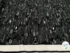 CRÈPE VISCOSE FOND MOTIF TEXTE 160CM - My Little Coupon