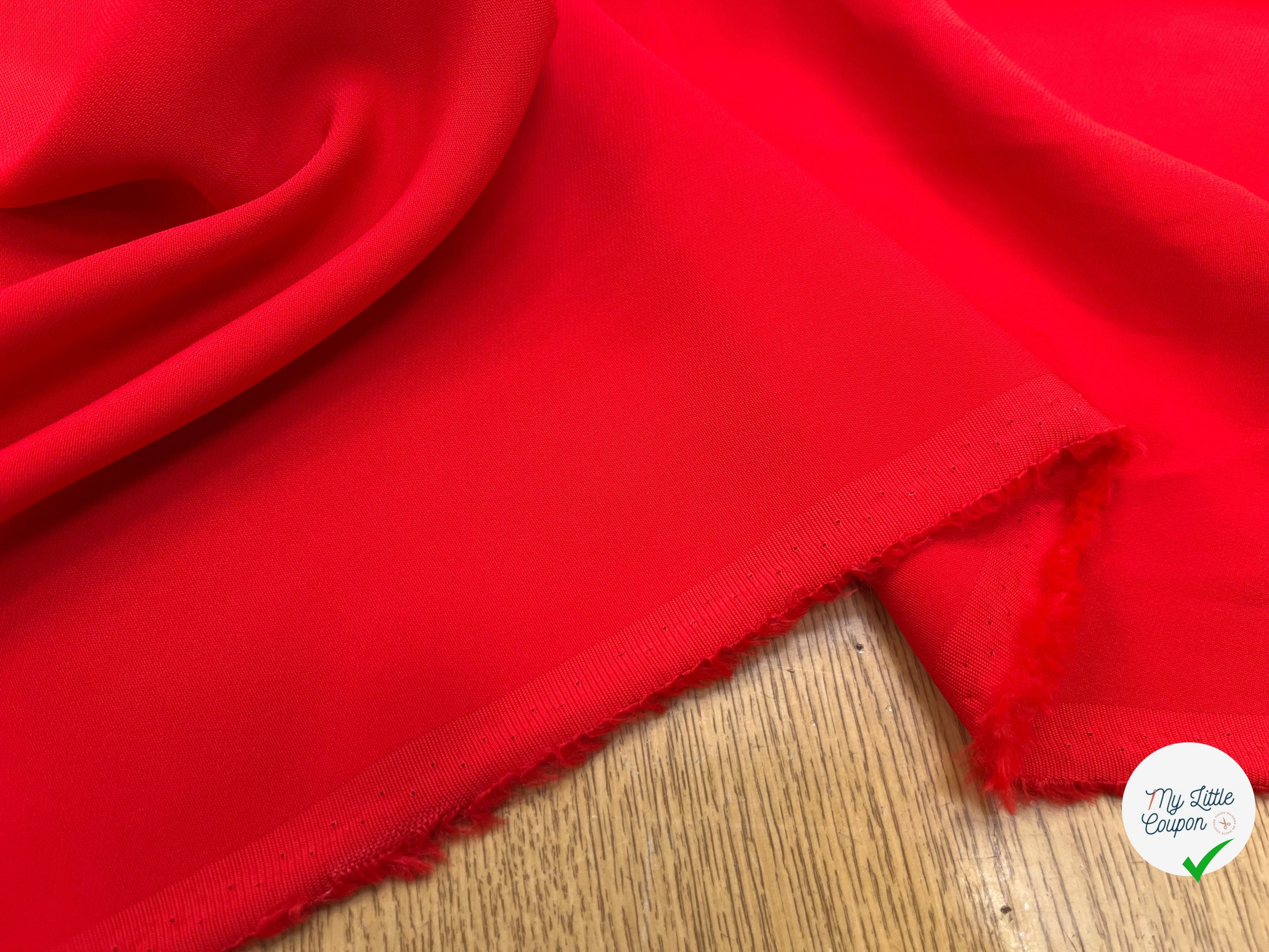 CREPE VISCOSE FROIDE POPPY 130CM - My Little Coupon