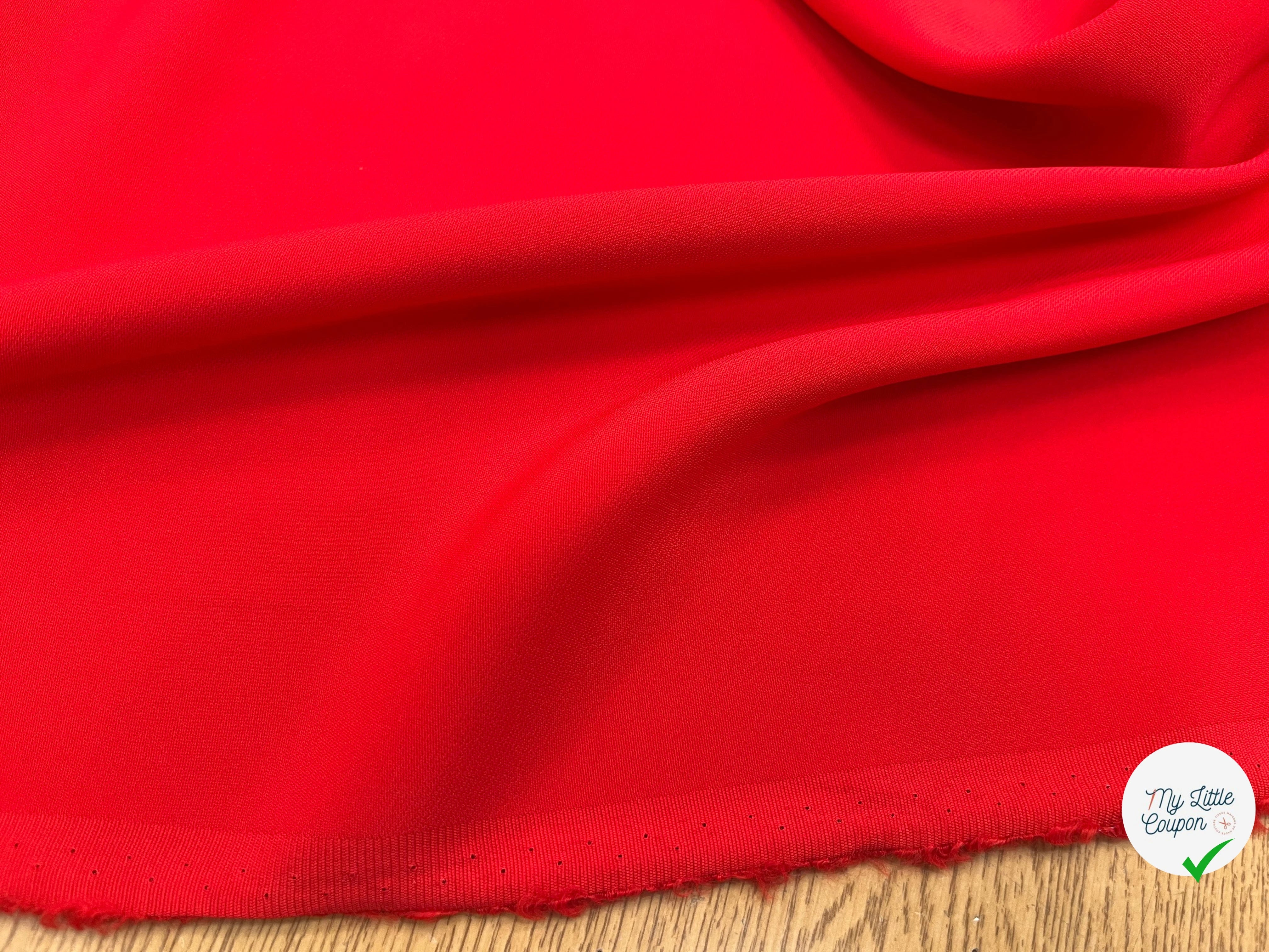 CREPE VISCOSE FROIDE POPPY 130CM - My Little Coupon