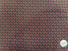 CREPE VISCOSE GÉOMETRIQUE FOND VERT KAKI OLIVE - My Little Coupon