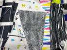 CRÊPE VISCOSE IMPRIMÉ ELEGANCE CUBISTE - My Little Coupon - tissu - coudre