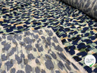 CRÊPE VISCOSE IMPRIMÉE BLEU BEIGE VERT D’EAU - My Little Coupon