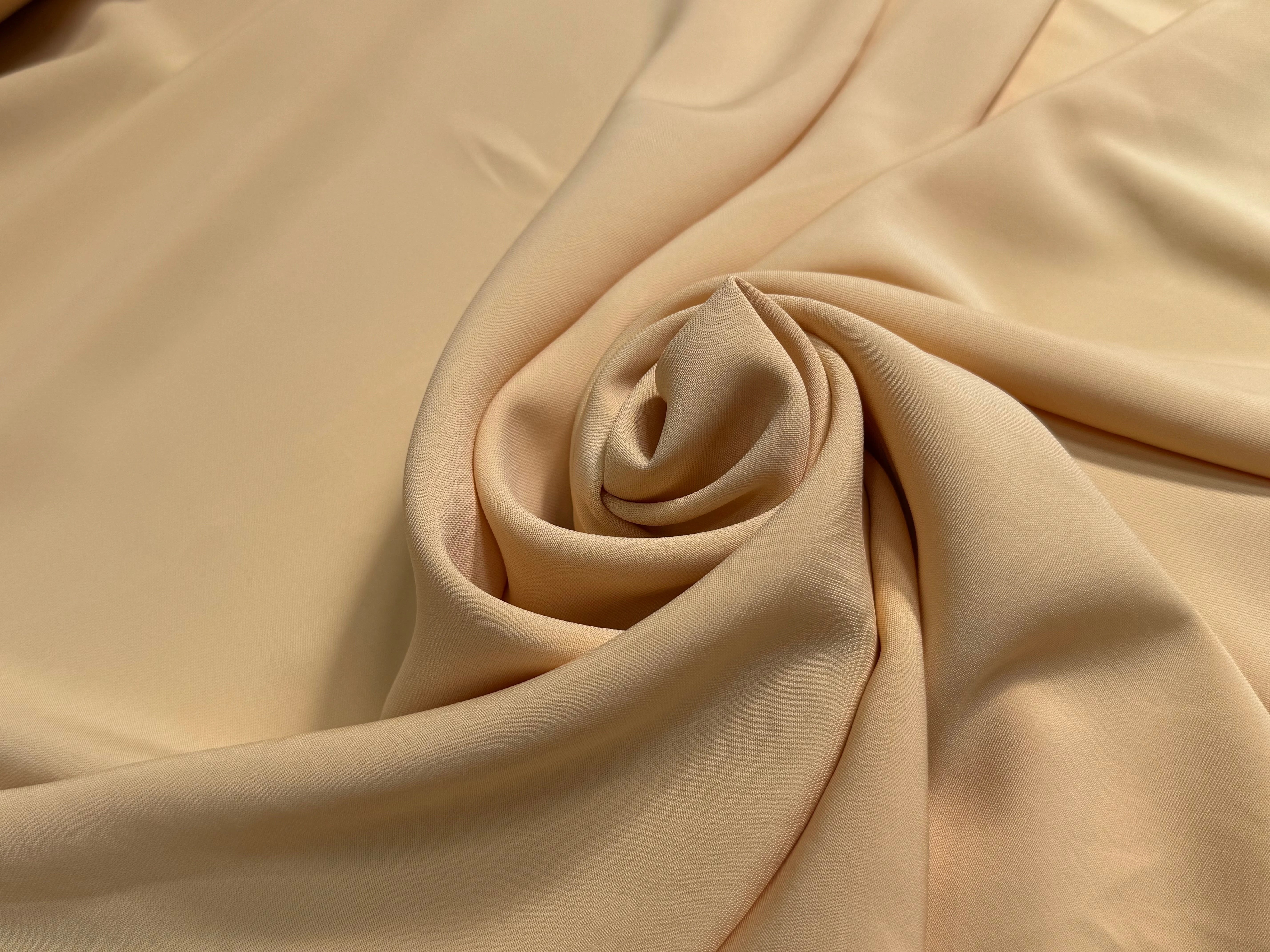 CREPE VISCOSE LOURD BEAU TOMBÉ PÊCHE GLACÉ - My Little Coupon