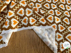 CREPE VISCOSE LOURD FOND MARON MOTIF COEUR - My Little Coupon