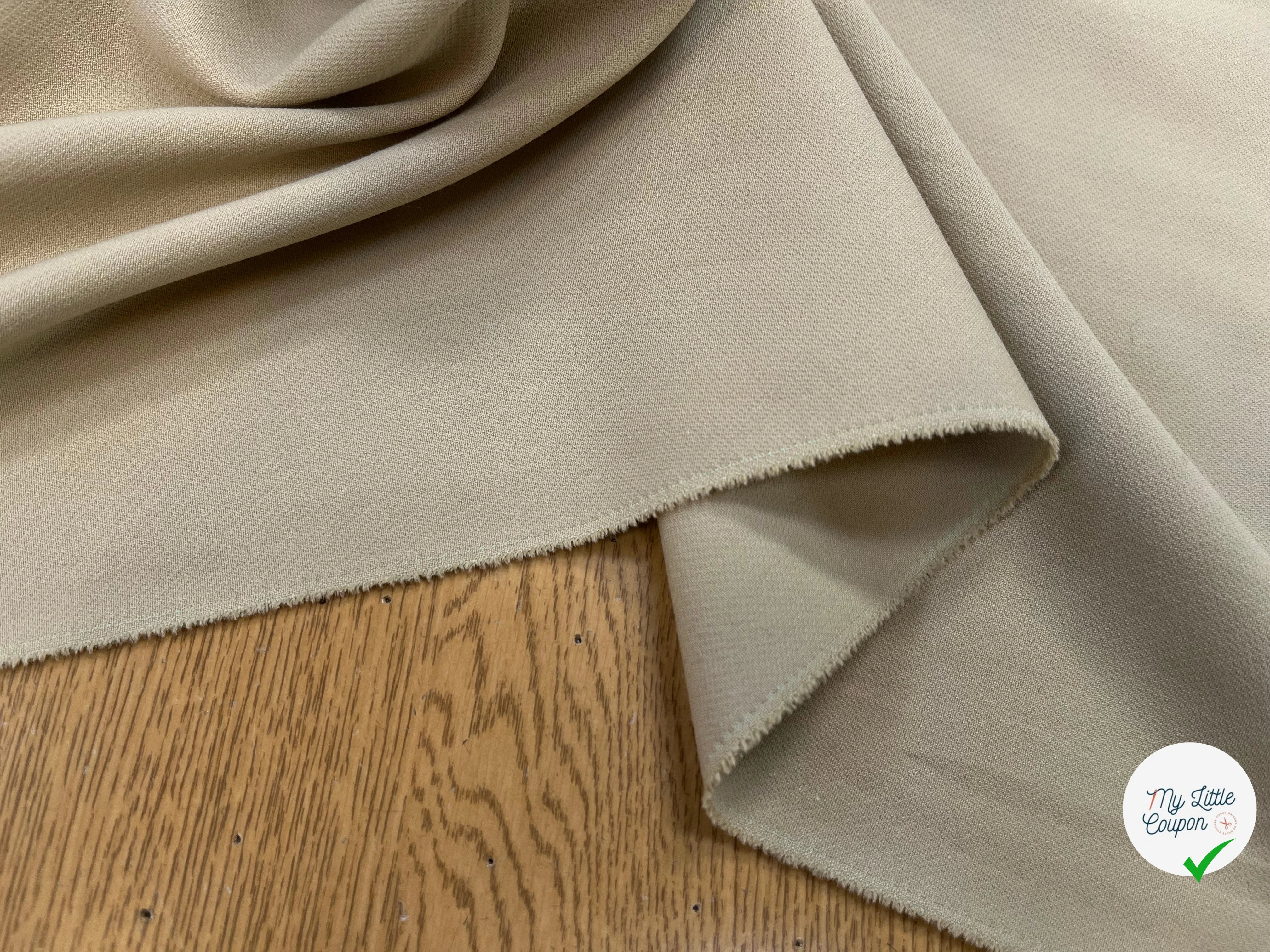 CREPE VISCOSE LOURD SABLE ULTRA STRETCH - My Little Coupon