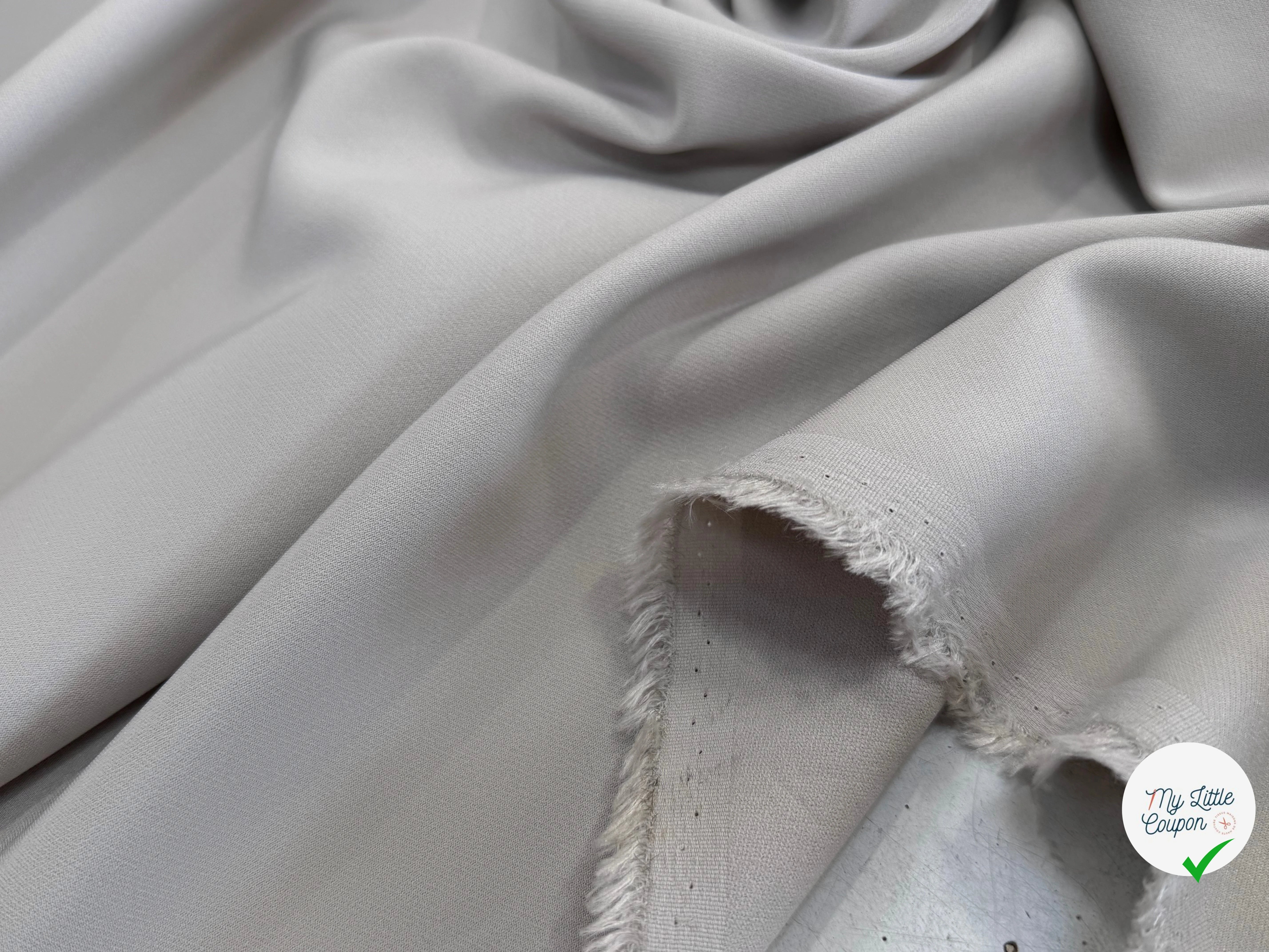 CREPE VISCOSE LOURD STRETCH BEAU TOMBÉ BEIGE TAUPE ULTRA CHIC - My Little Coupon