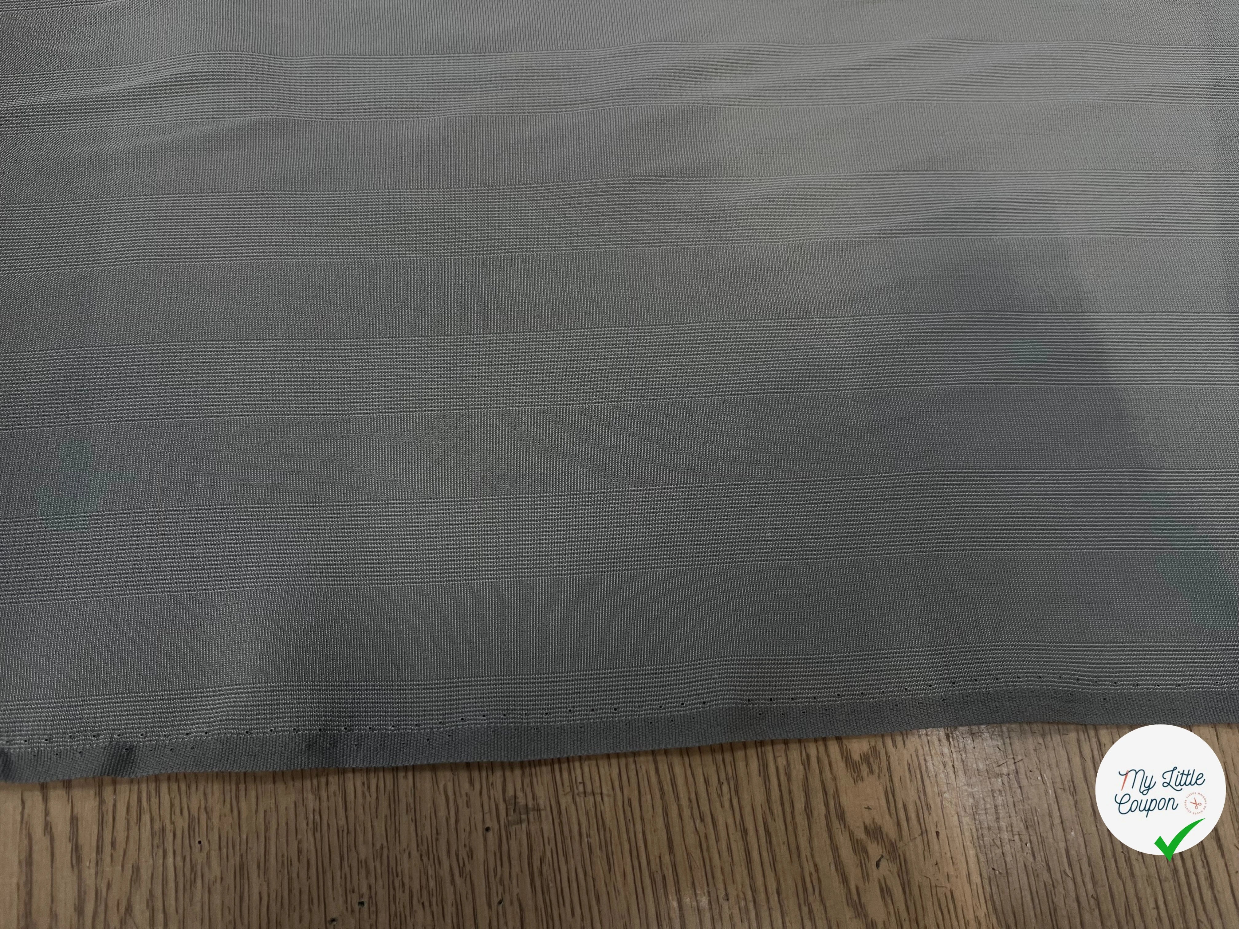 CREPE VISCOSE RAYÉ GRIS - My Little Coupon