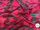 CREPE VISCOSE SOIE ROSE VERT SILK ERABLES - My Little Coupon
