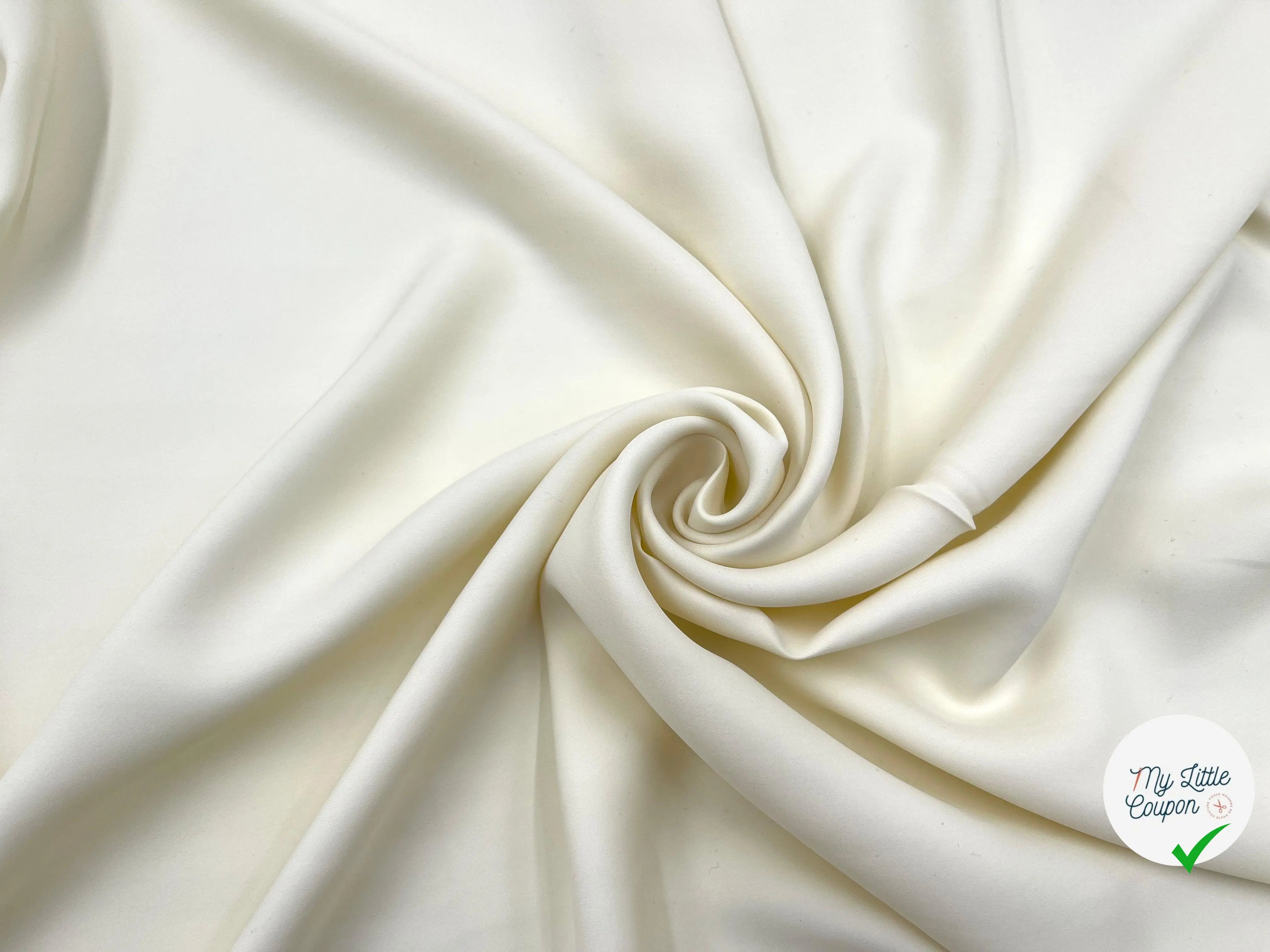 CRÊPE VISCOSE SOUPLE IVORY - My Little Coupon - tissu - coudre