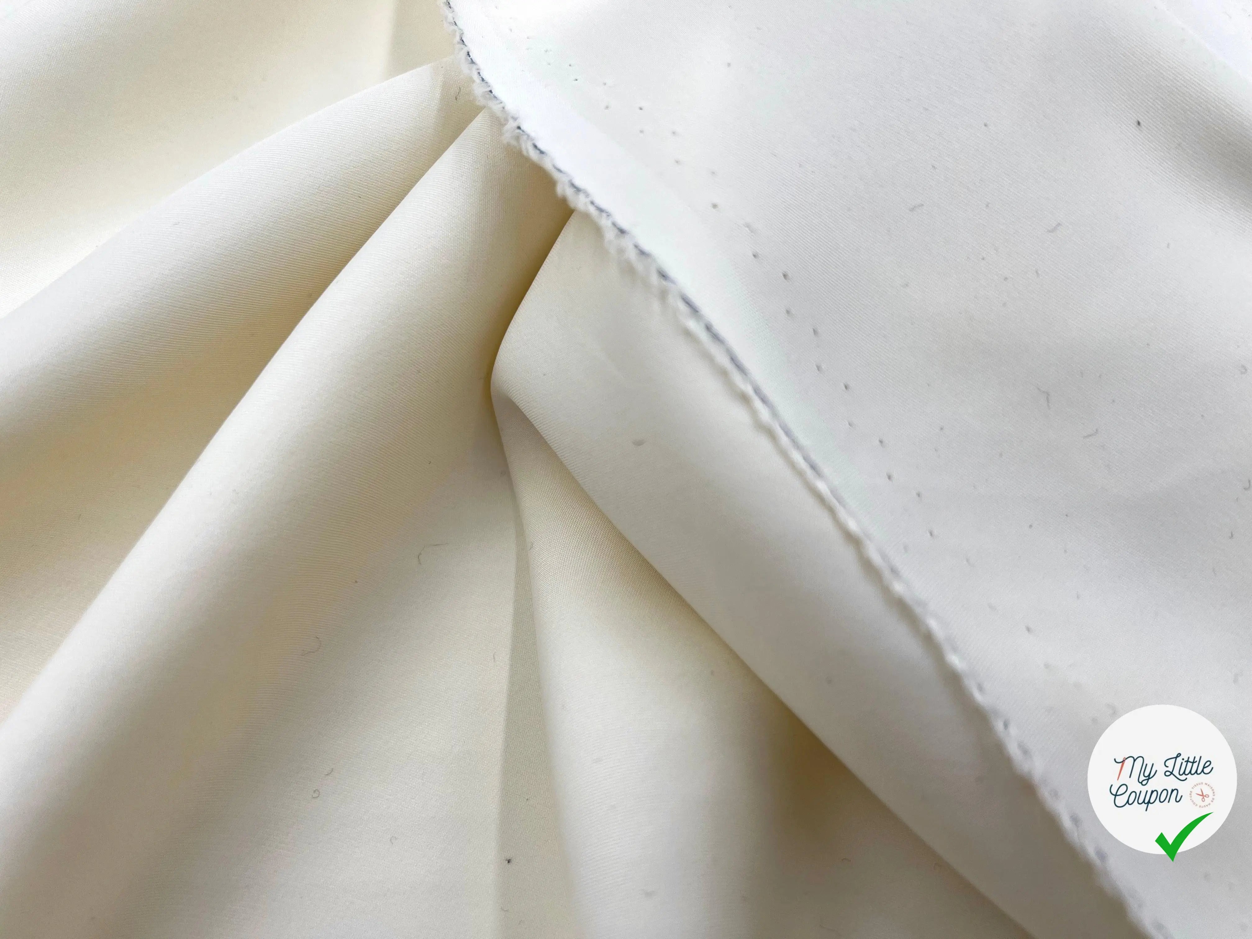 CRÊPE VISCOSE SOUPLE IVORY - My Little Coupon - tissu - coudre