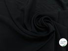 CREPE VISCOSE UNI NOIR - My Little Coupon