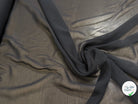 CREPON DE SOIE FLUIDE NOIR 100% SOIE EN 110 - My Little Coupon