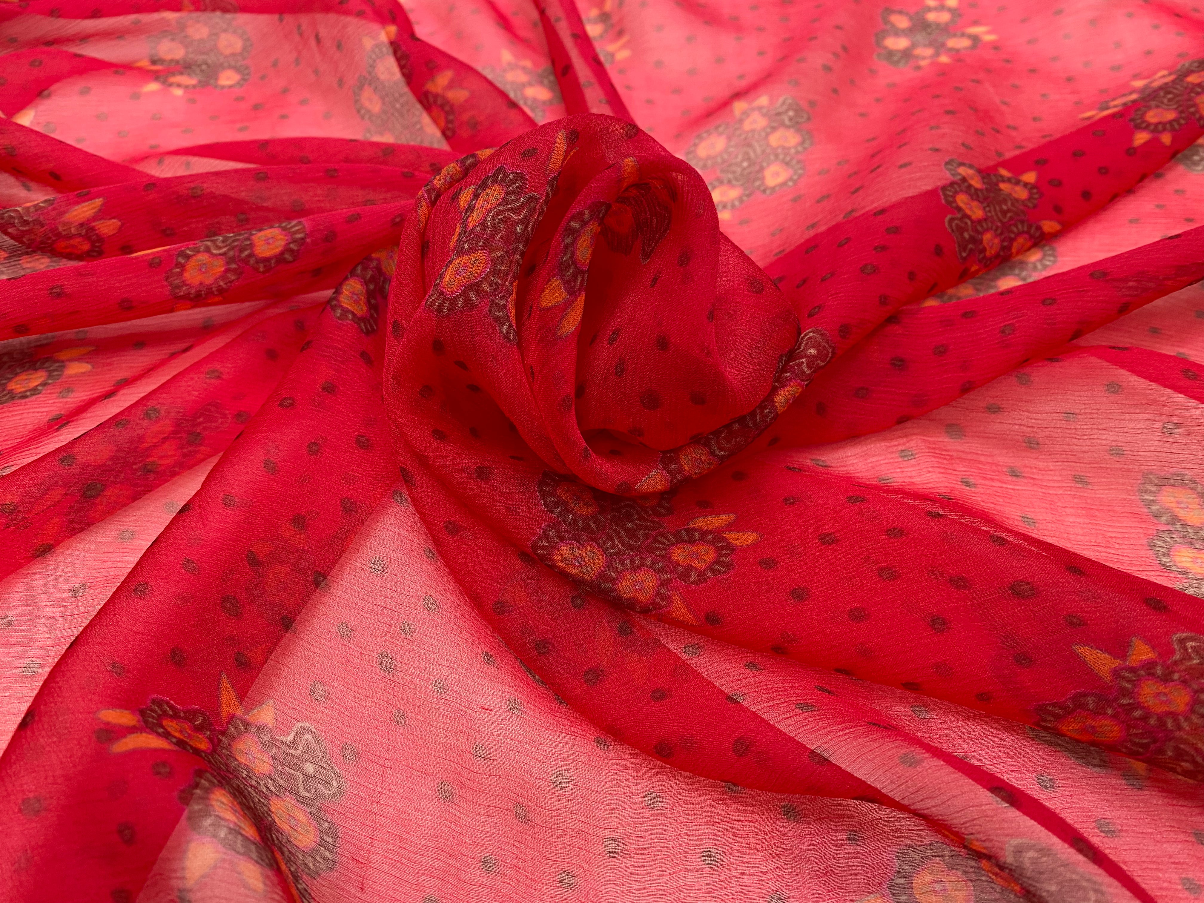 CRÉPON DE SOIE MAZZO DI FIORI E SETA - My Little Coupon