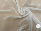 CRÈPON DE SOIE PLISSÉ BLANC CASSÉ 140CM - My Little Coupon