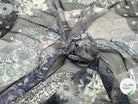 CRÉPON DE SOIE PURPLE FLOWERS - My Little Coupon