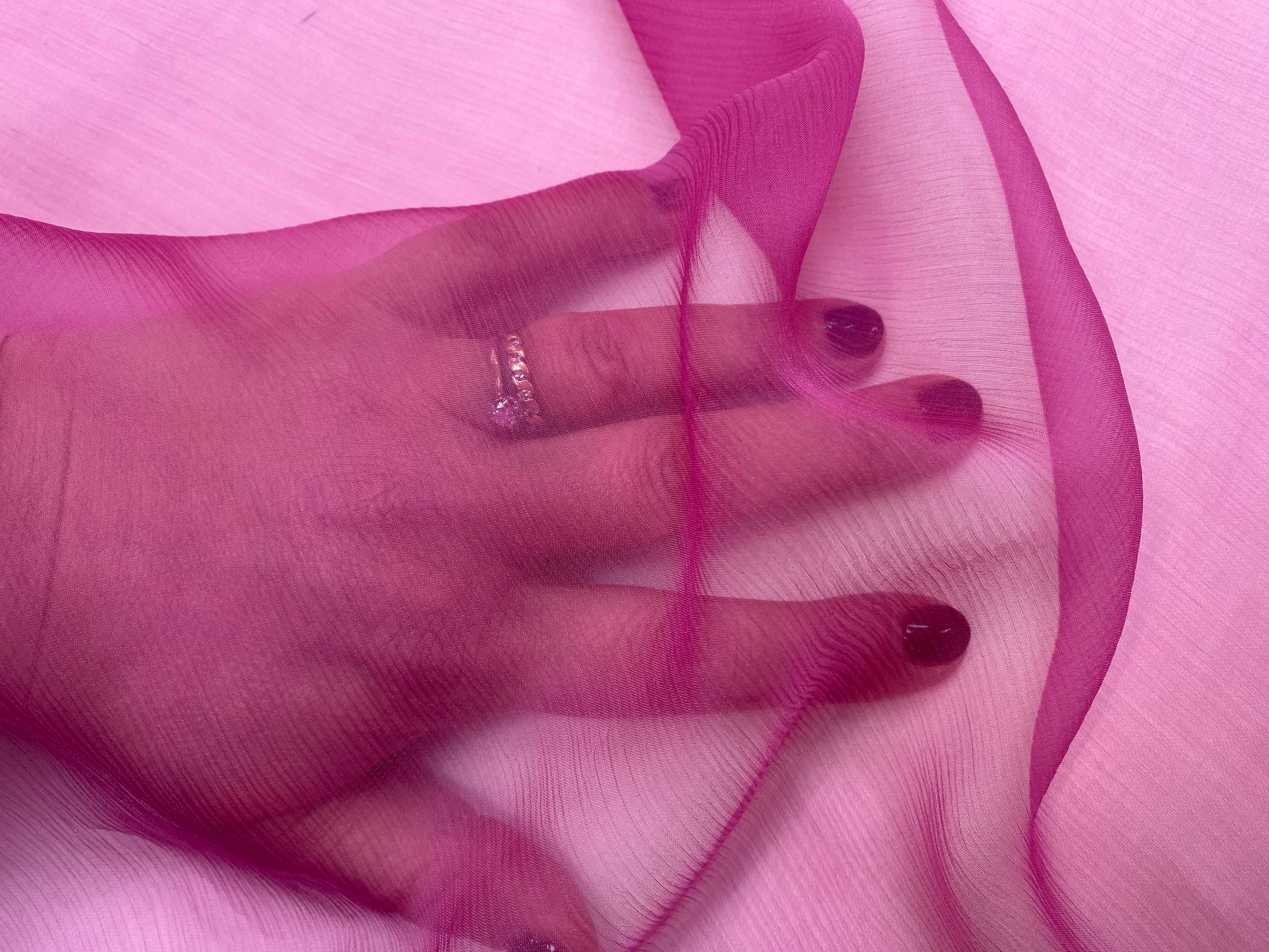 CRÉPON DE SOIE ROSE PERSAN - My Little Coupon