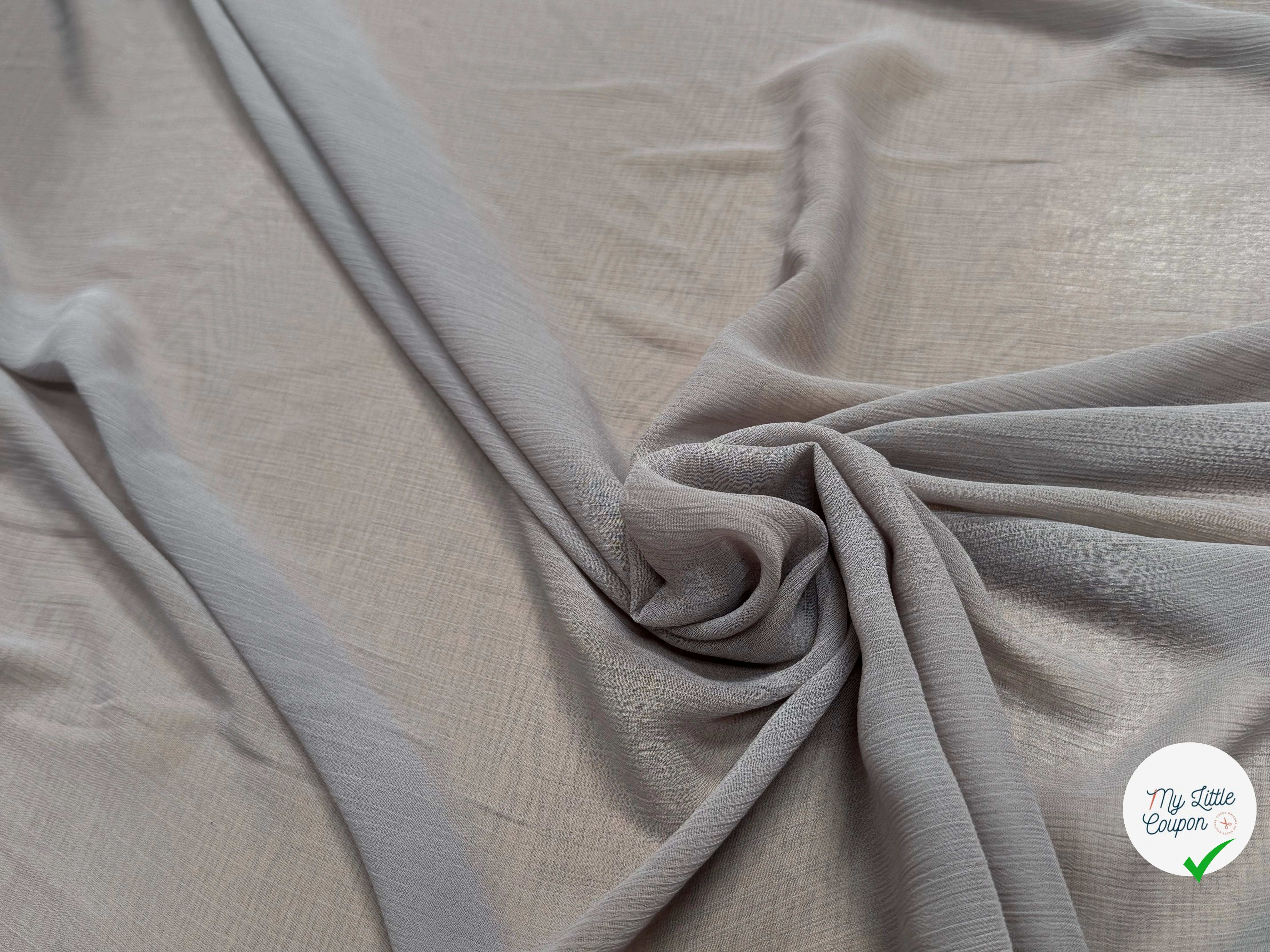 CREPON ÉFFET PLISSÉ ROYAL BEIGE - My Little Coupon