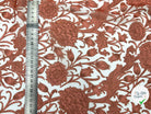 CRÉPON IMPRIMÉ ORNAMENT BISQUE - My Little Coupon - tissu - coudre