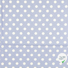 CRETONNE DE COTON POIS BLEU CLAIR - My Little Coupon