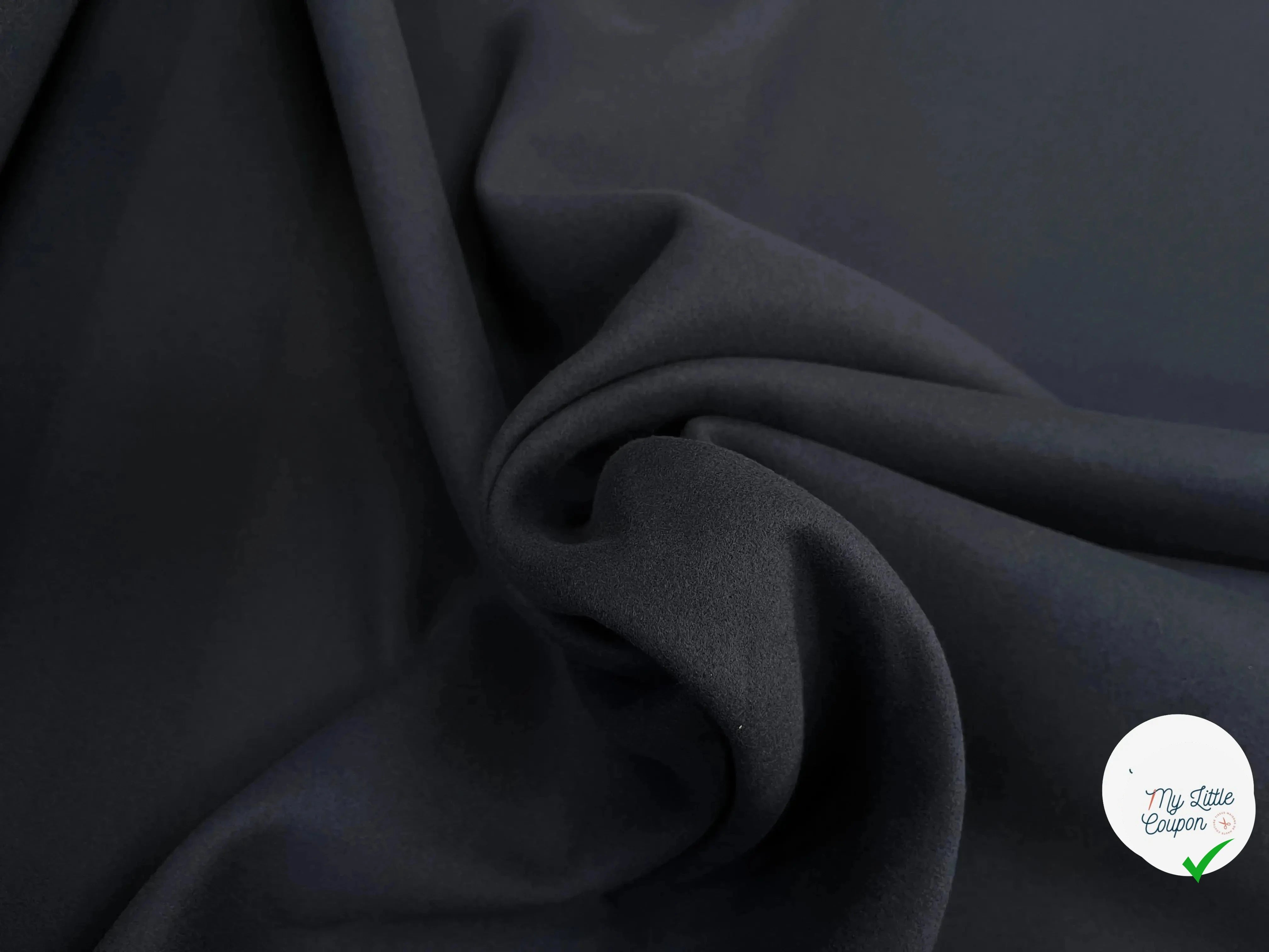 DOUBLE FACE CASHMERE BLEND, Abyss Blue - My Little Coupon