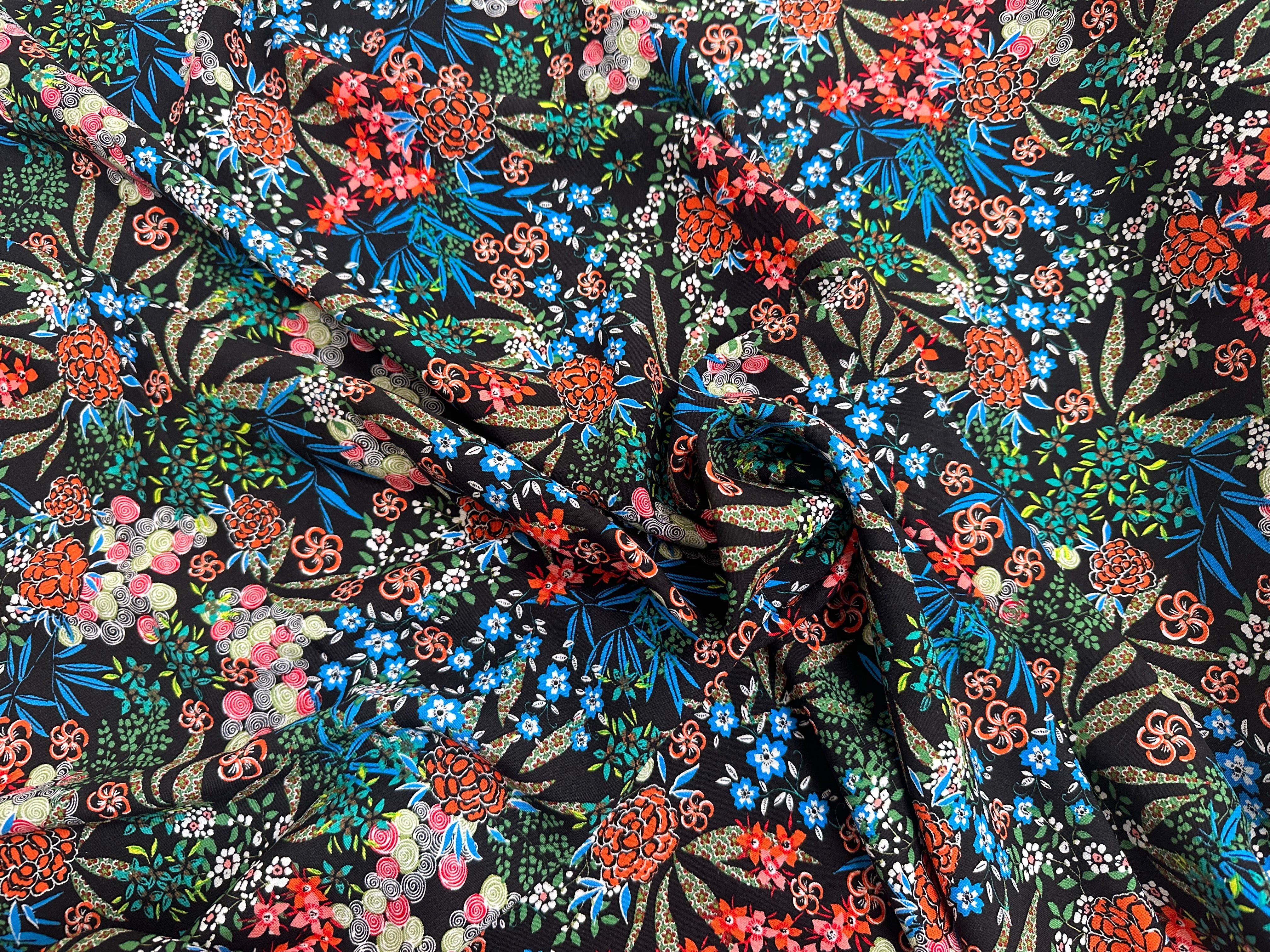 VISCOSE NARA NOIR OEKO-TEX - My Little Coupon