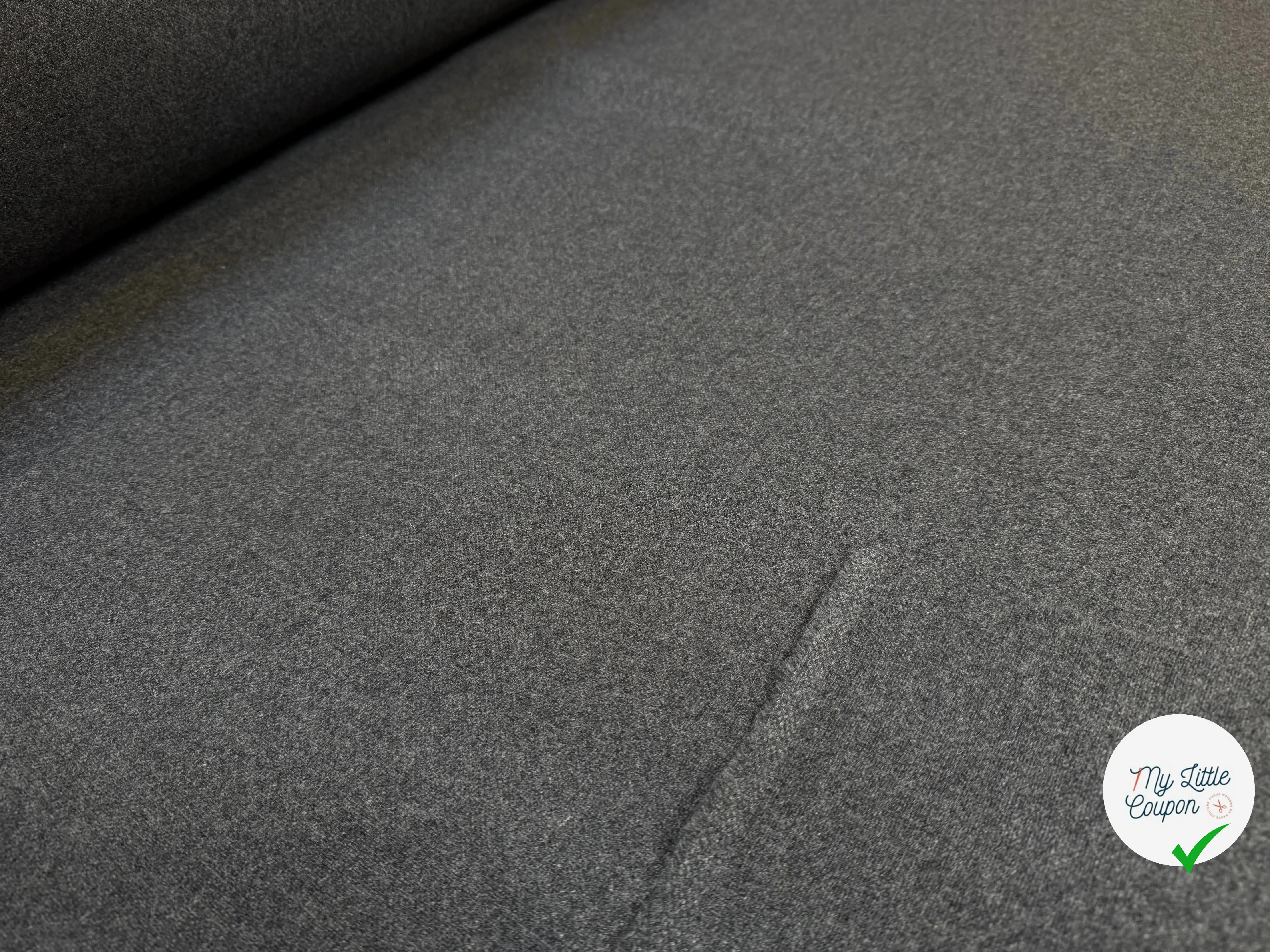 CABAN GRIS 100% LAINE LANIFICIO ROBERTEX - My Little Coupon