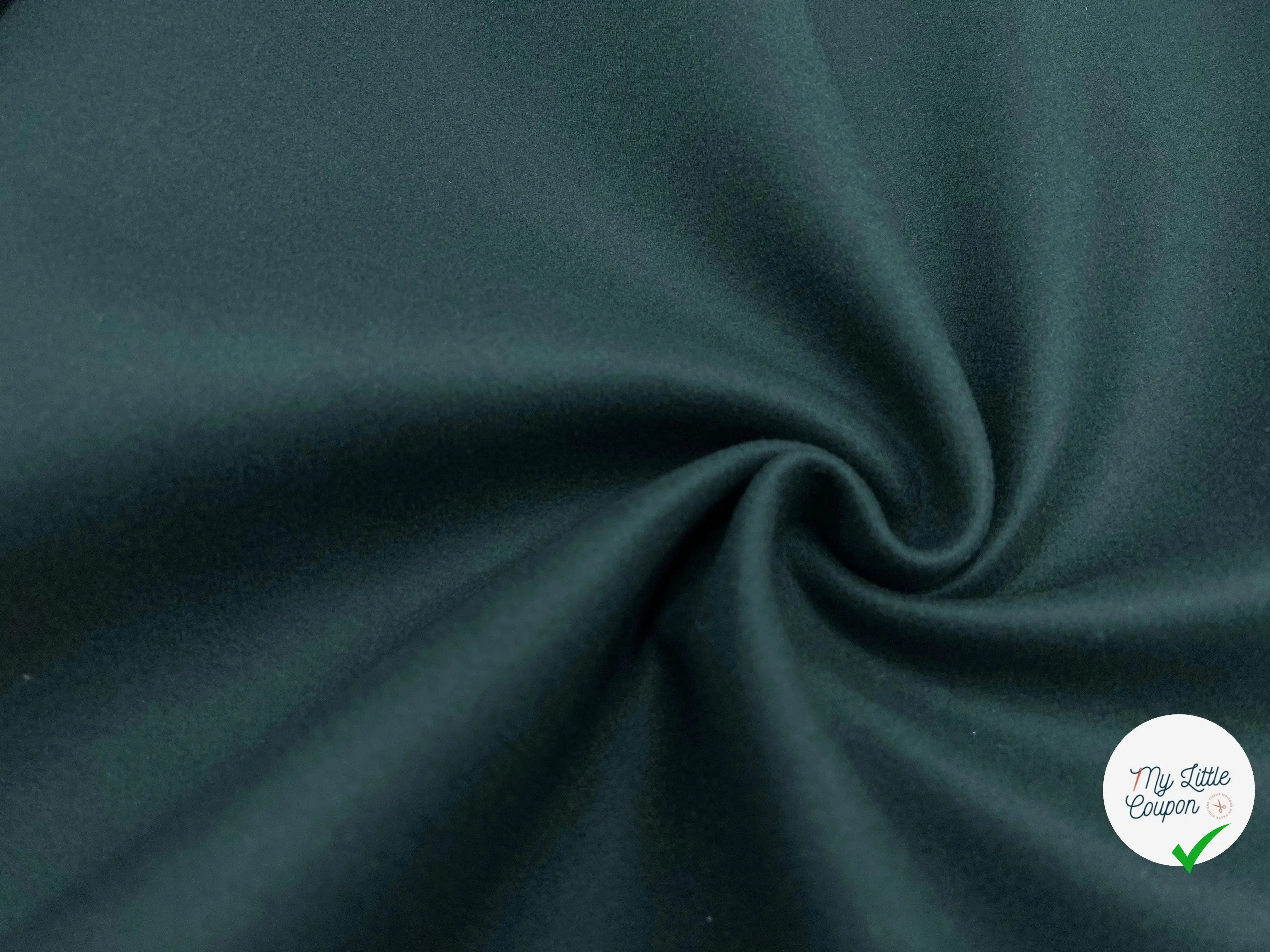 CABAN VERT CONTRECOLLÉ FOAM NOIR - My Little Coupon - tissu - coudre